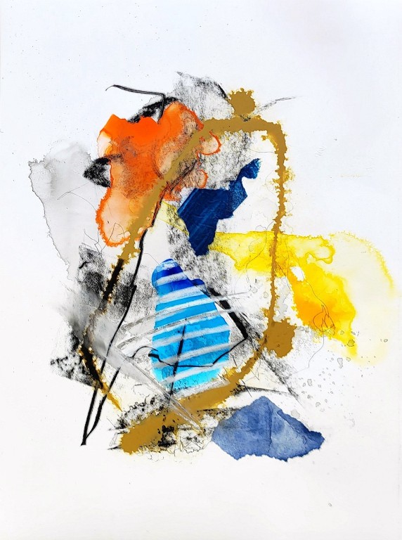 20x30, mixed media auf steinpapier